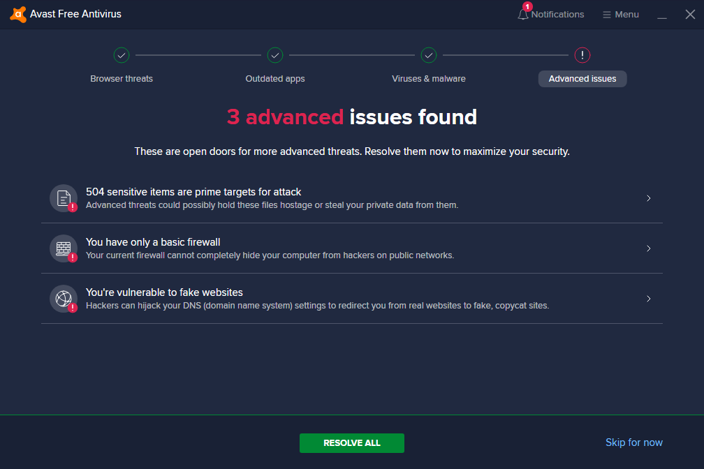 Avast Free Antivirus